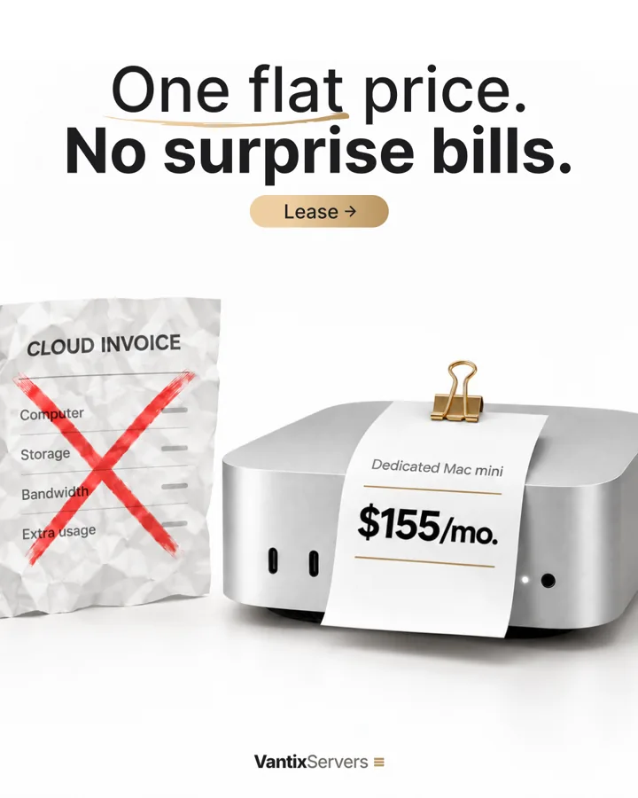 One flat price. No surprise bills.