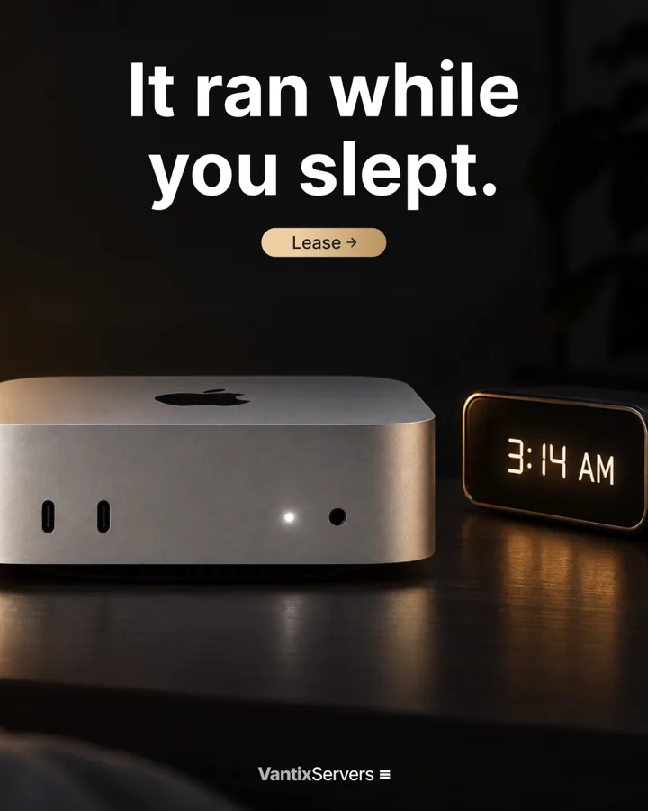 It ran while you slept.